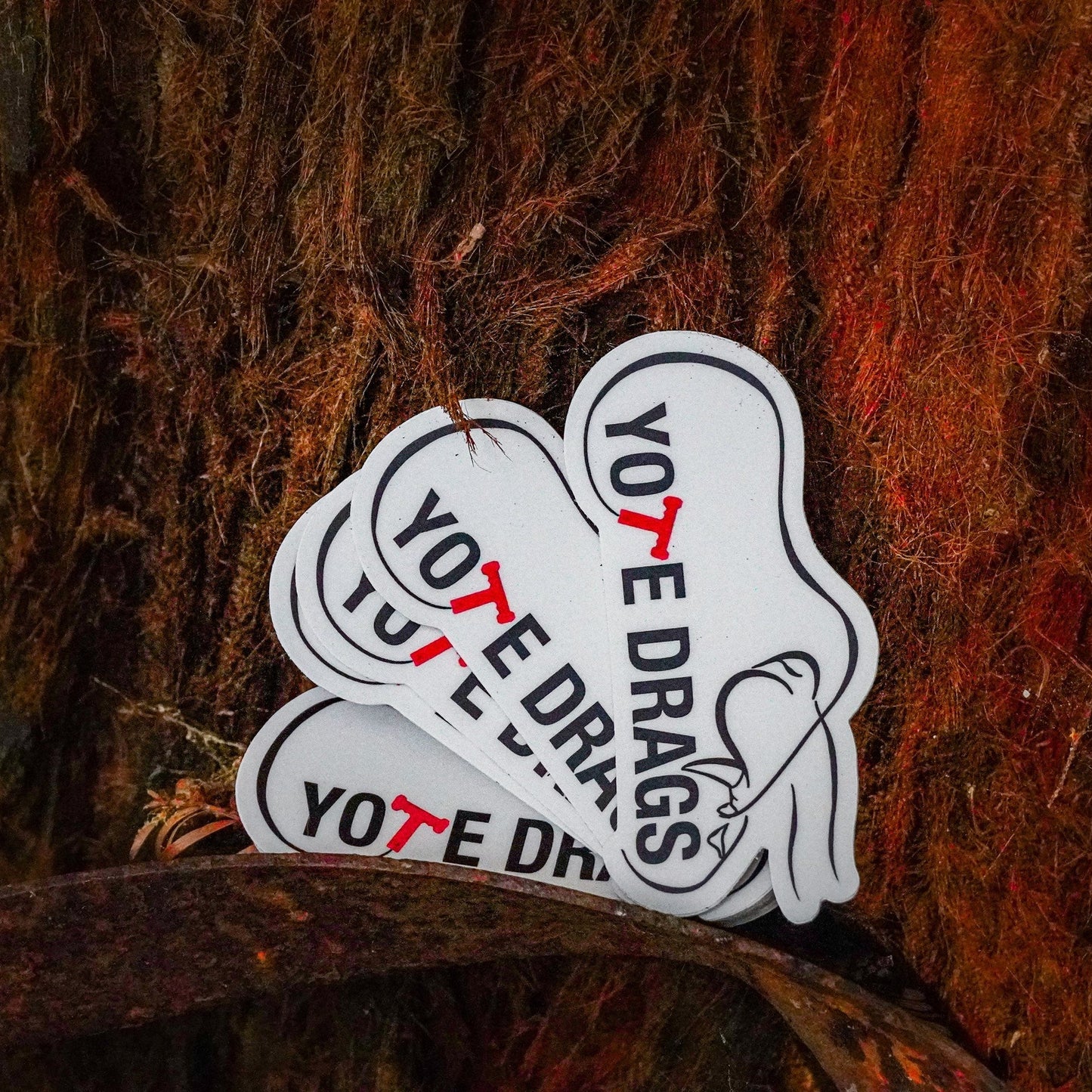 Yote Drags Sticker 3”x1.5” image 0