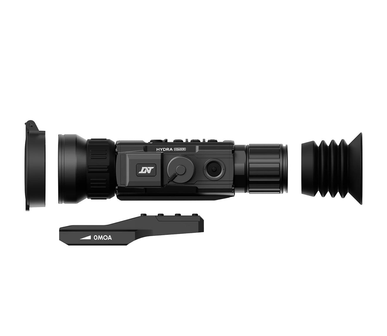 HS650R - HYDRA-LRF Multi-Function Thermal Scope with Laser Rangefinder and Ballistic Calculator - Standalone Scope, Clip-On, Handheld Monocular