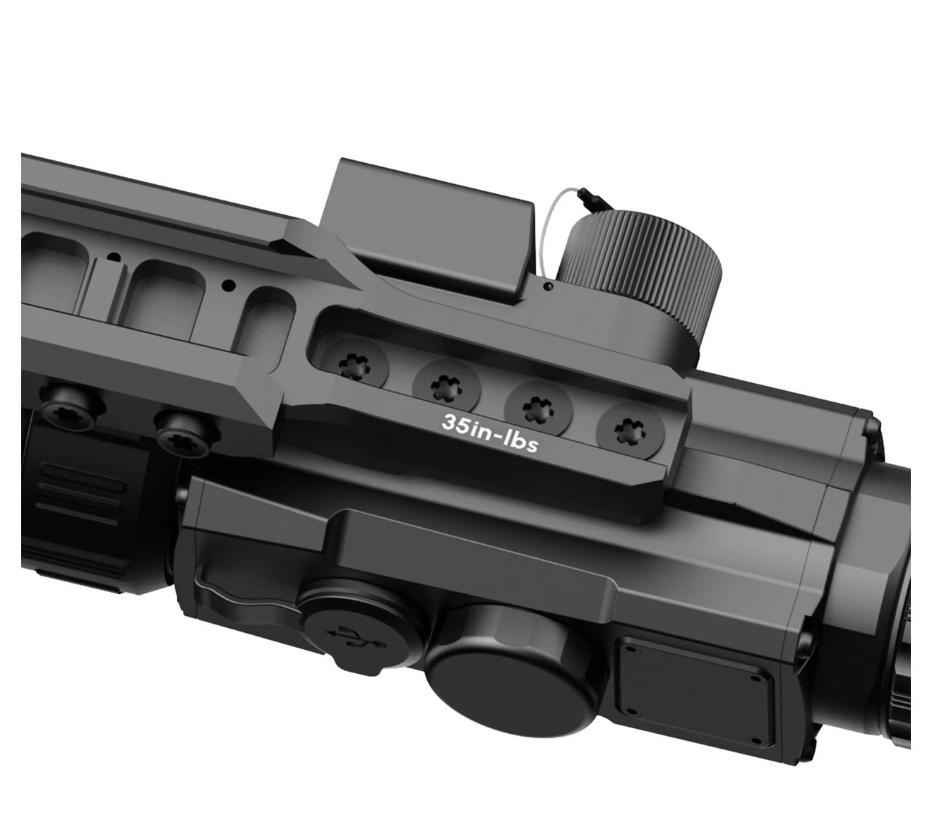 HS650R - HYDRA-LRF Multi-Function Thermal Scope with Laser Rangefinder and Ballistic Calculator - Standalone Scope, Clip-On, Handheld Monocular