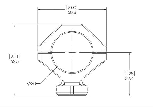 Magnetech 30mm Scope Rings