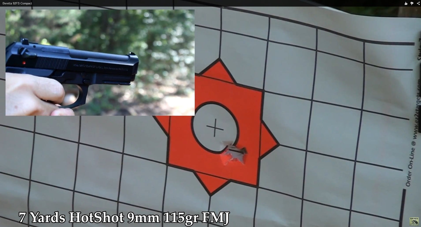 EZ2C Targets #7: Four Bullseye Plus Sight in 11”x17” Made in USA